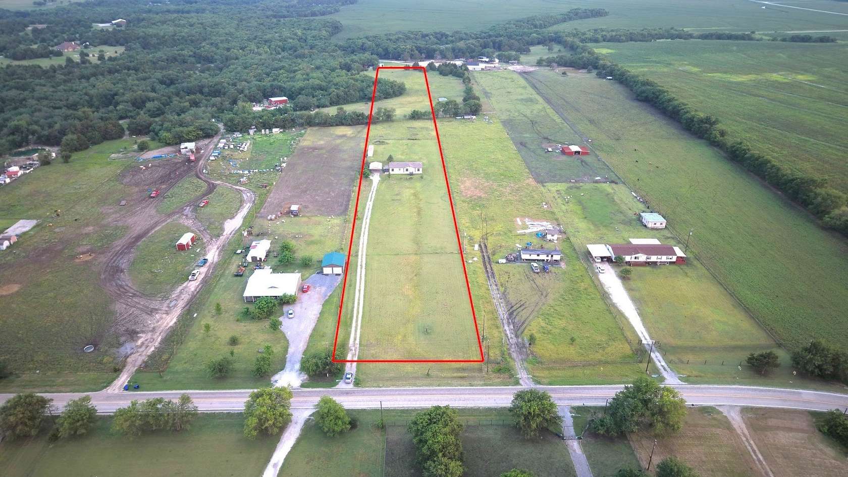 5 Acres of Land with Home for Sale in Whitewright, Texas