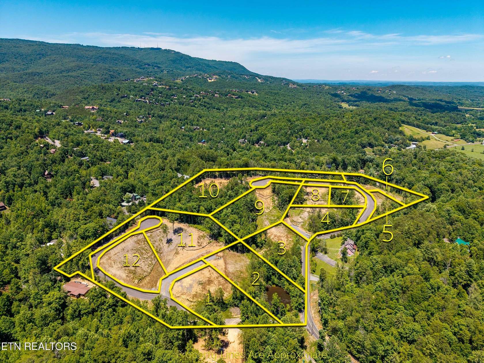 16.8 Acres of Land for Sale in Sevierville, Tennessee