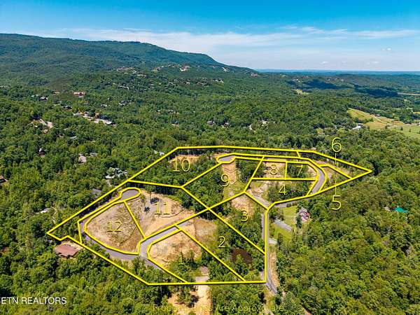16.8 Acres of Land for Sale in Sevierville, Tennessee