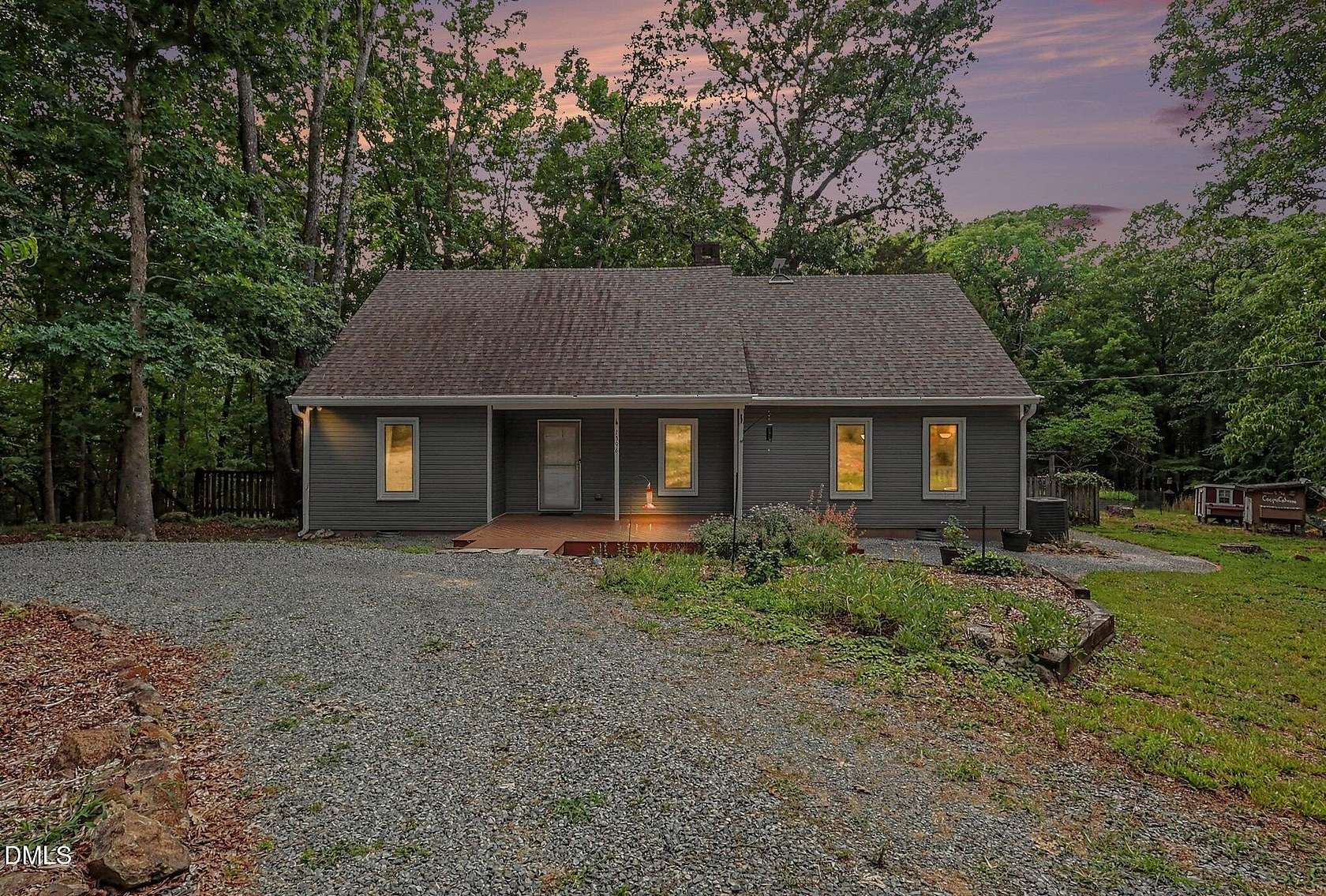 8 Acres of Land with Home for Sale in Pittsboro, North Carolina