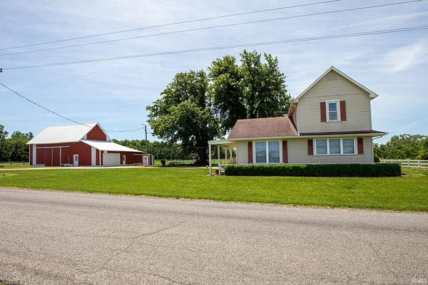 2.7 Acres of Land with Home for Sale in Bourbon, Indiana