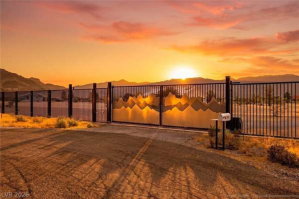 7.69 Acres of Land with Home for Sale in Pahrump, Nevada