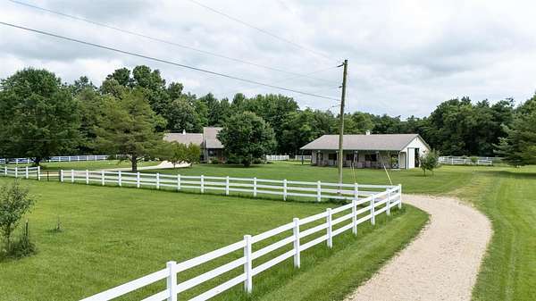 21.4 Acres of Land with Home for Sale in Milan, Indiana
