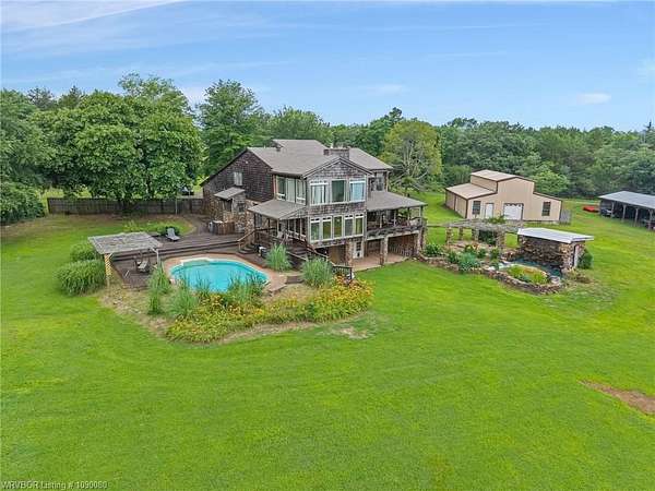39.2 Acres of Land with Home for Sale in Rudy, Arkansas
