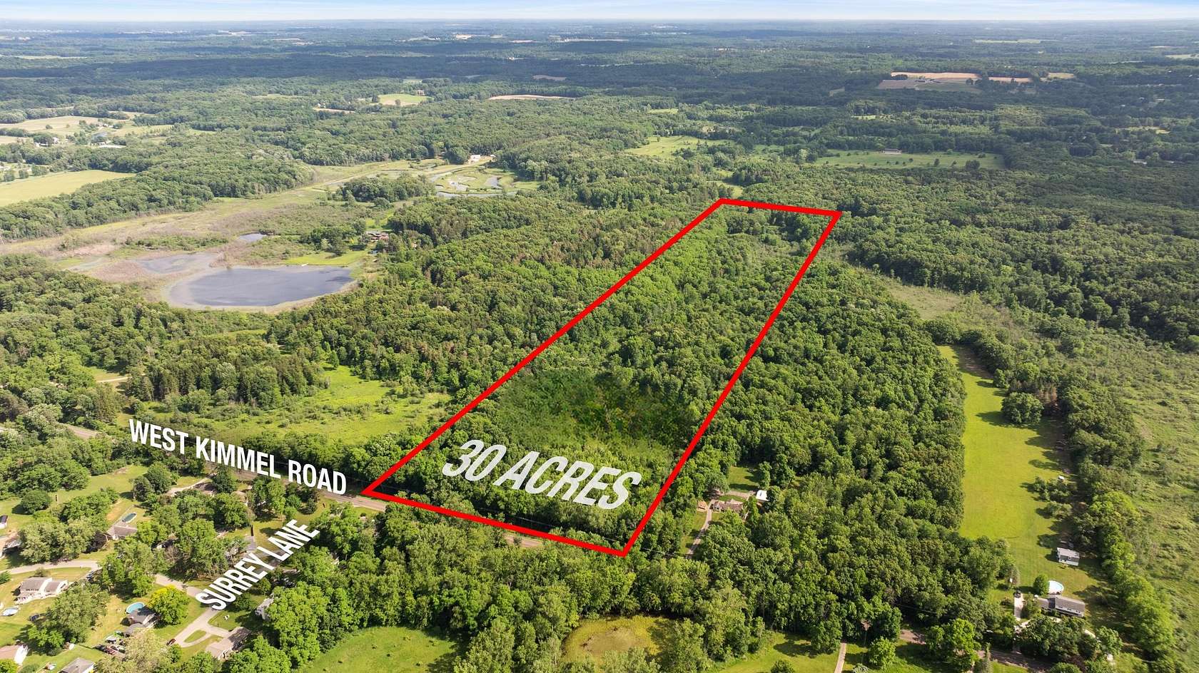 30 Acres of Recreational Land for Sale in Jackson, Michigan