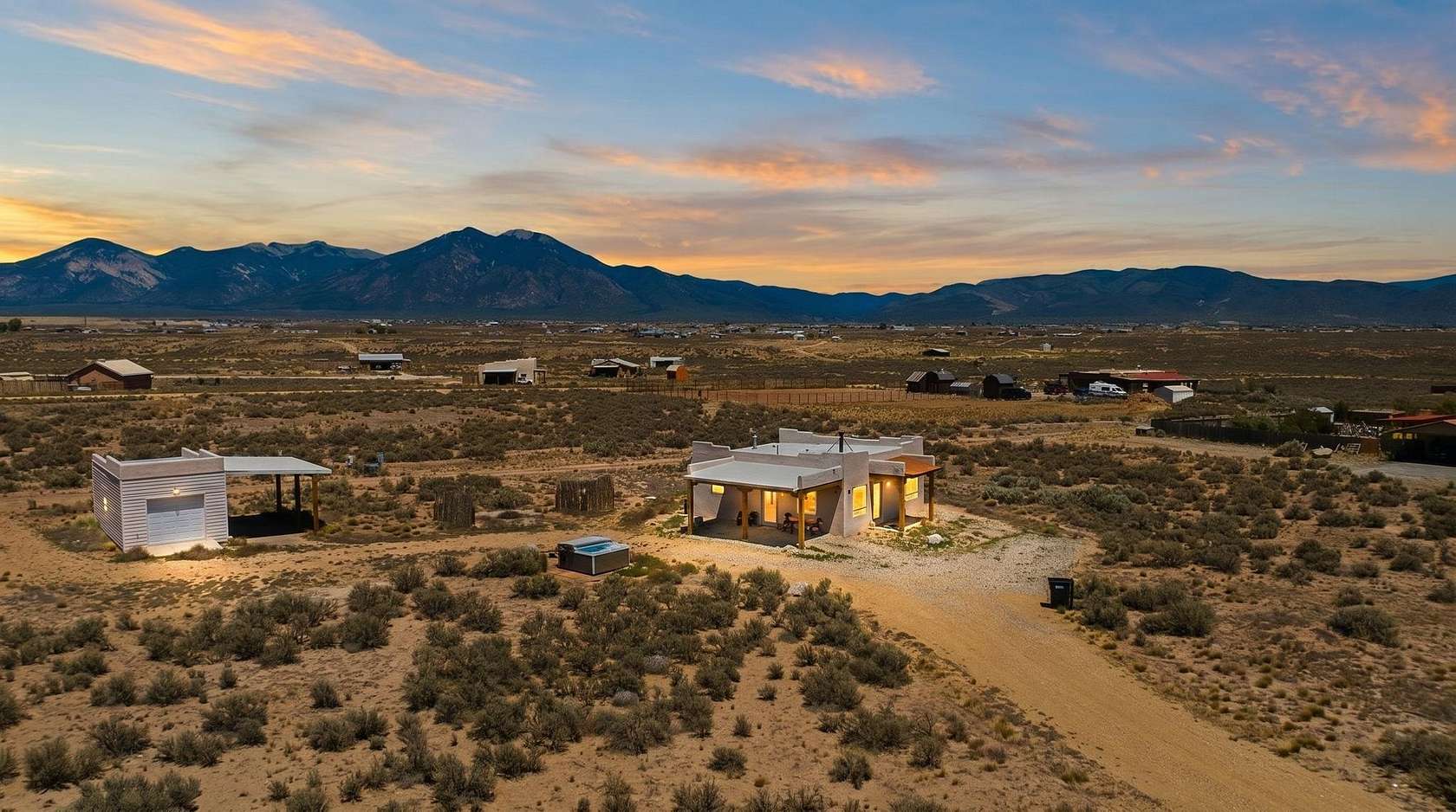 3 Acres of Land with Home for Sale in El Prado, New Mexico