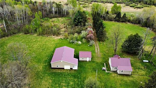 77 Acres of Recreational Land with Home for Sale in Aitkin, Minnesota