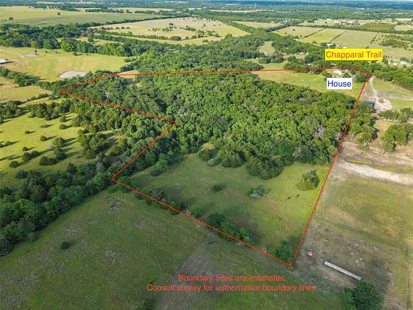 26.1 Acres of Recreational Land with Home for Sale in Farmersville, Texas