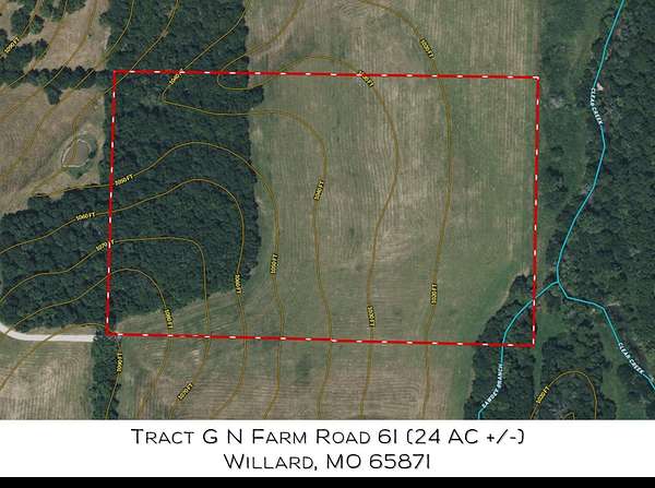 24.4 Acres of Recreational Land for Sale in Willard, Missouri
