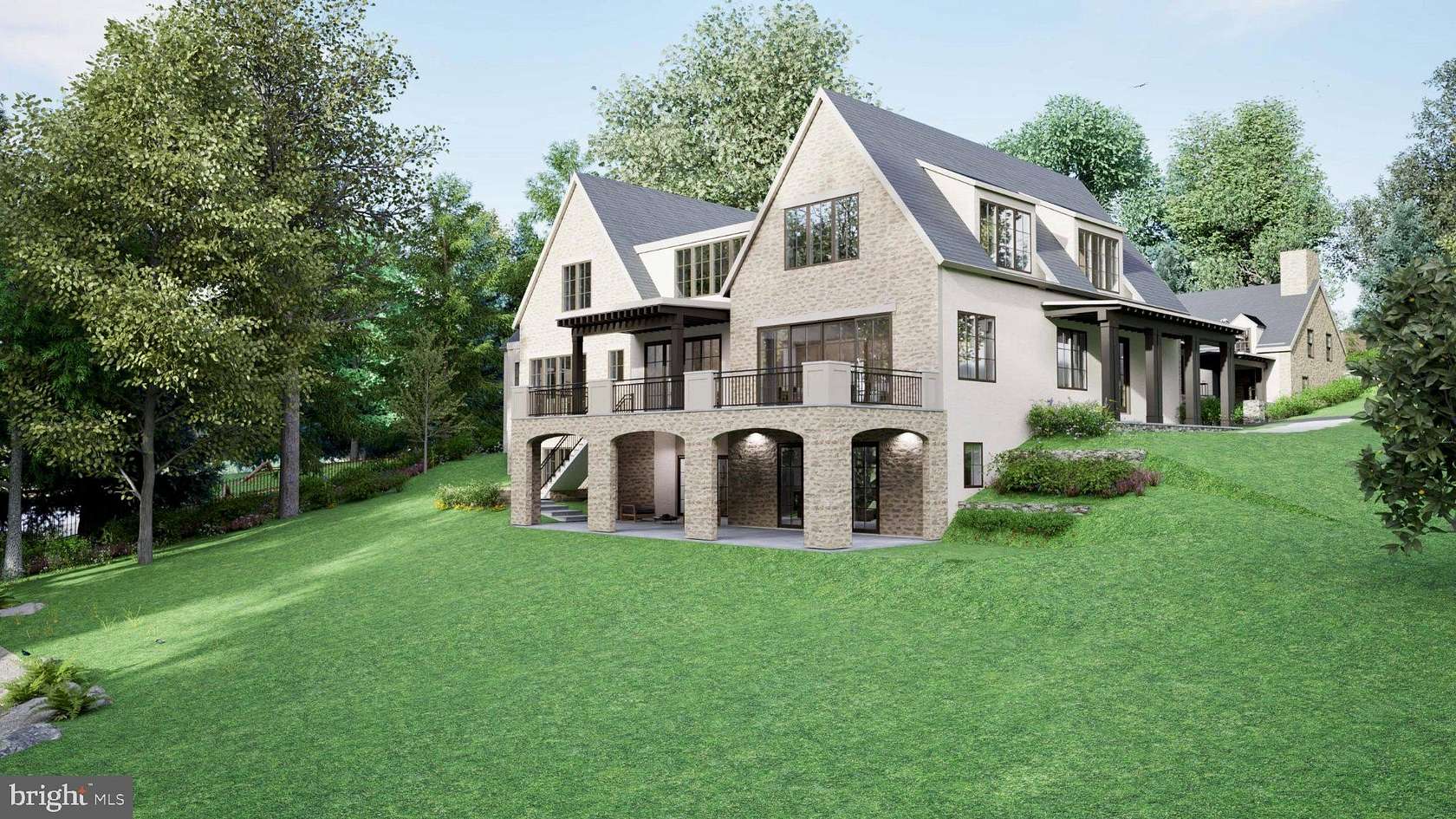 2.12 Acres of Land with Home for Sale in Bryn Mawr, Pennsylvania