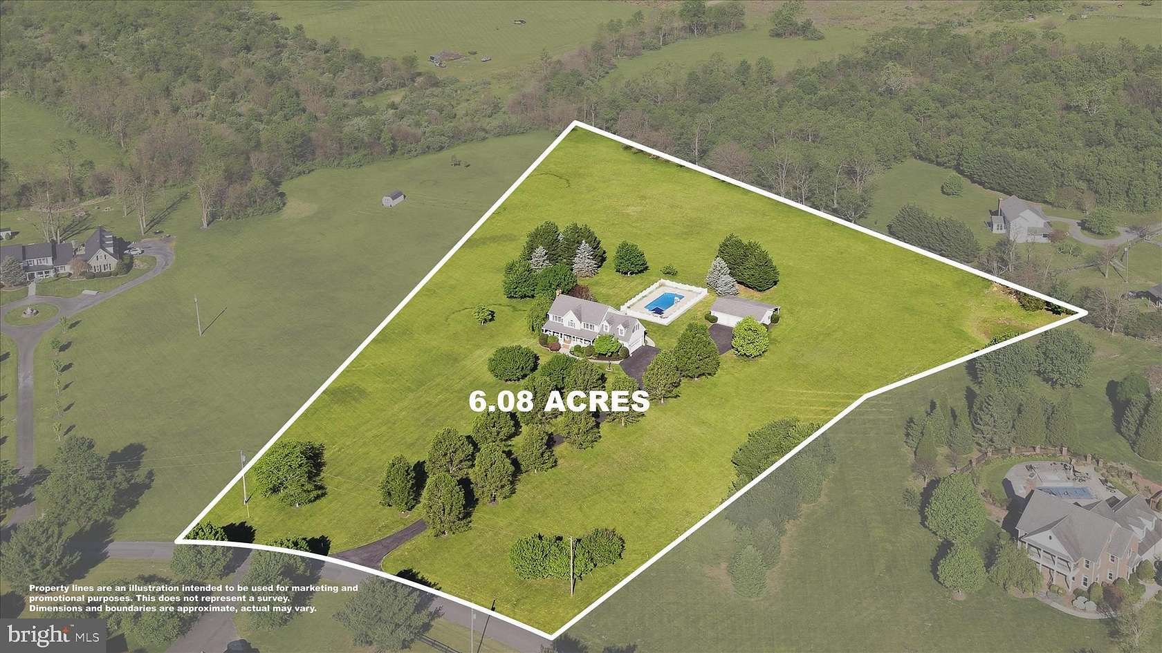 6 Acres of Land with Home for Sale in Winchester, Virginia
