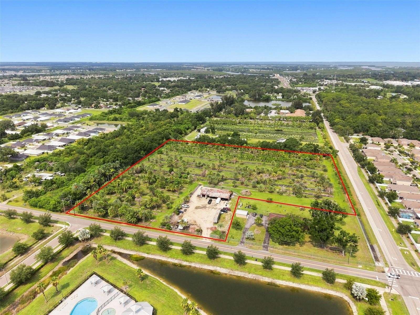 9 Acres of Improved Residential Land for Sale in Ruskin, Florida