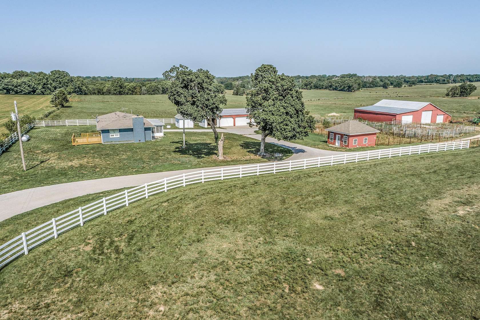 112 Acres of Land with Home for Sale in Springfield, Missouri