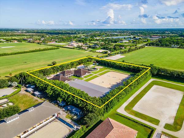 5.26 Acres of Land with Home for Lease in Wellington, Florida