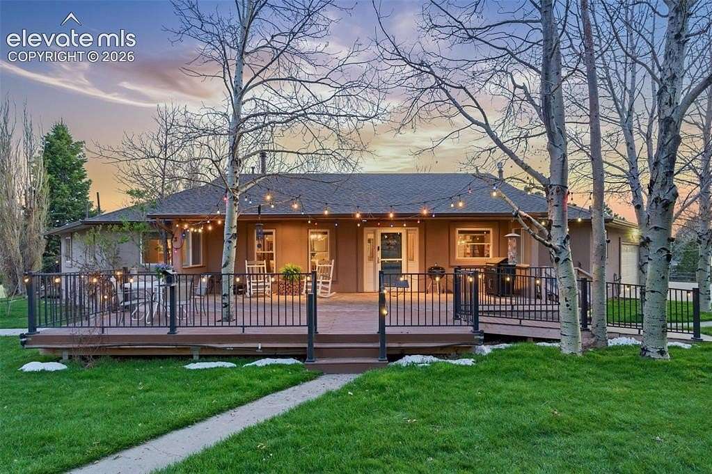 5 Acres of Land with Home for Sale in Colorado Springs, Colorado