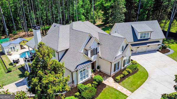 3 Acres of Land with Home for Sale in Peachtree City, Georgia