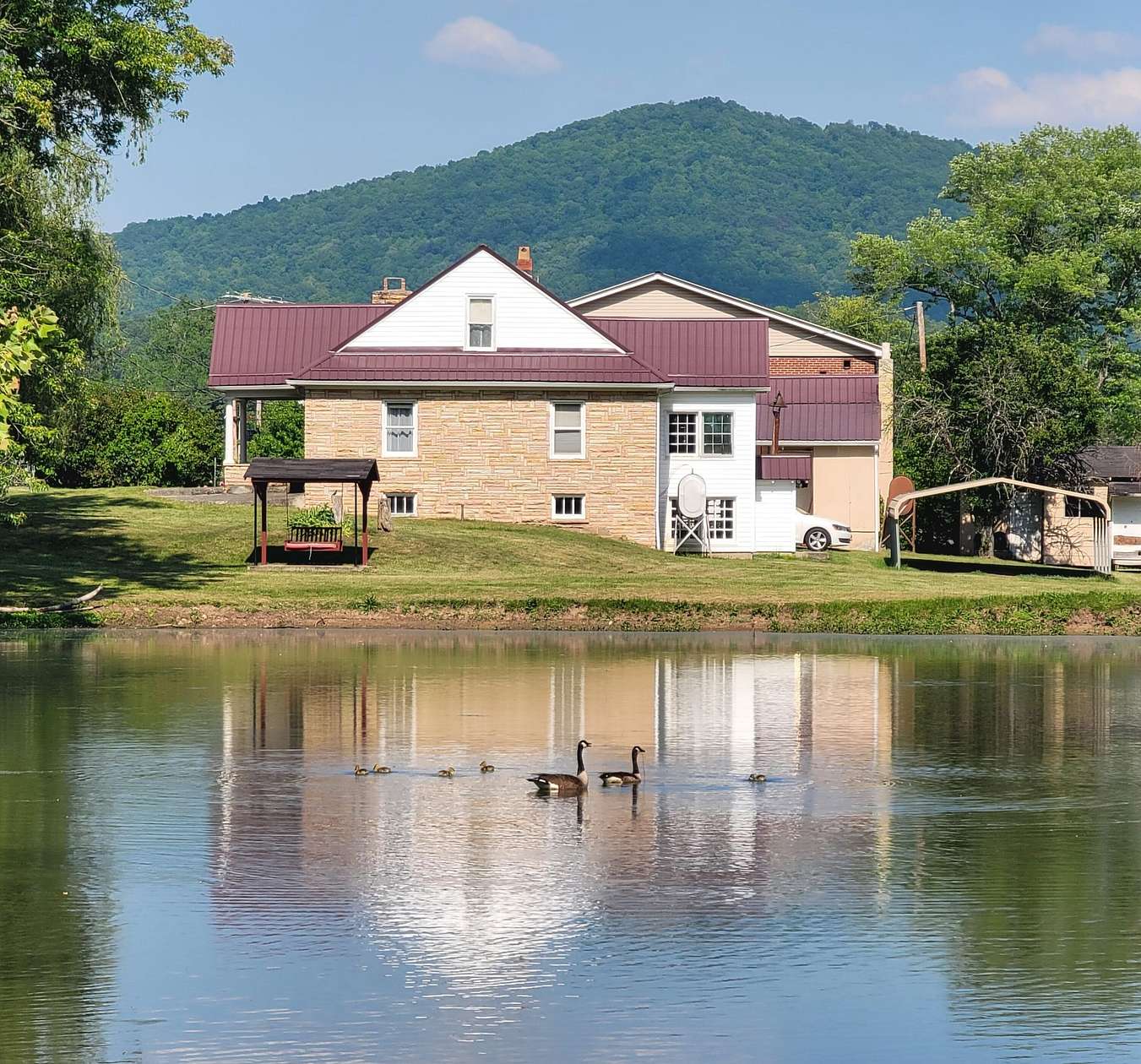 11.5 Acres of Recreational Land with Home for Sale in Talcott, West Virginia