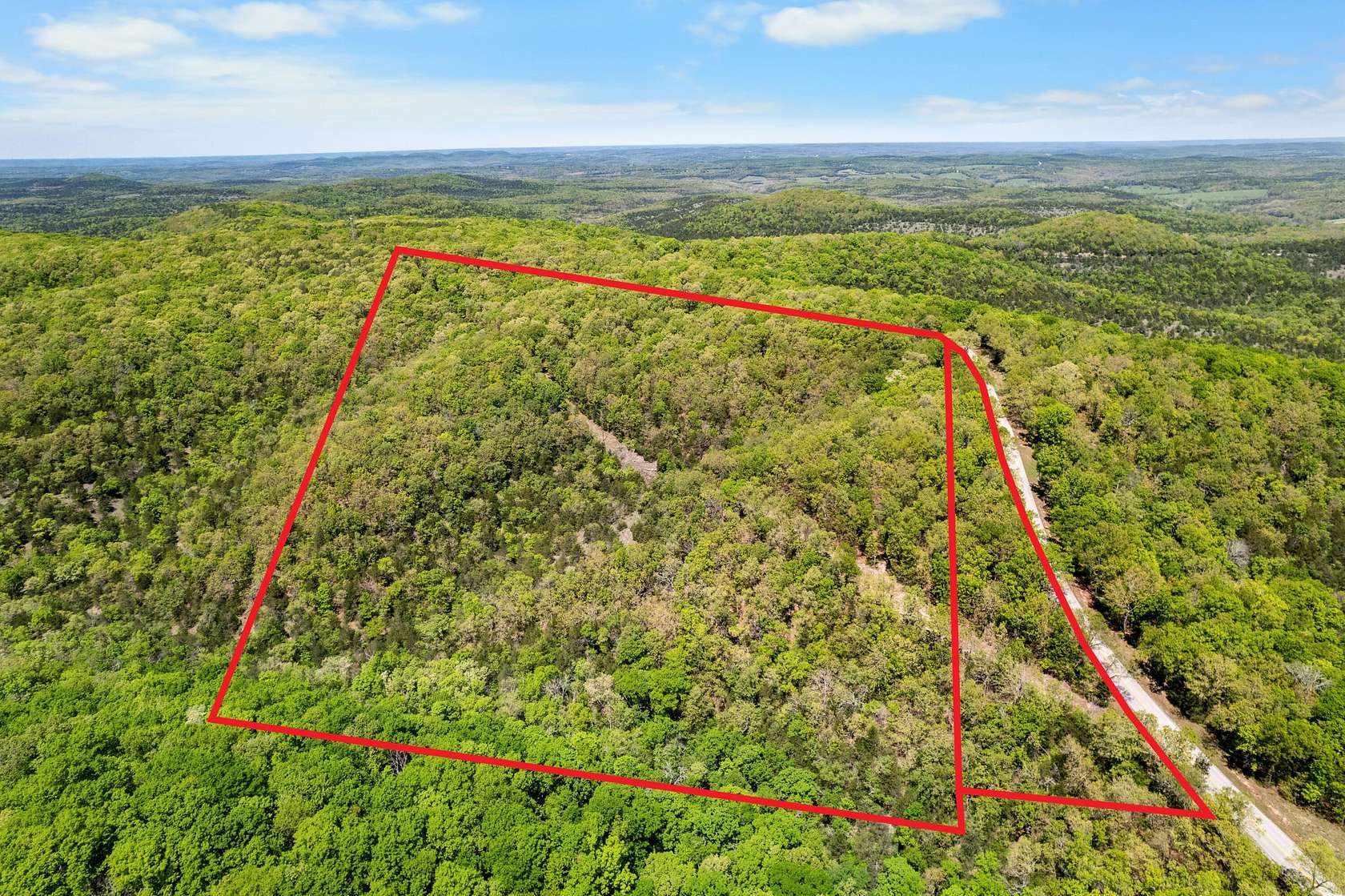46.6 Acres of Recreational & Residential Land for Sale in Bradleyville, Missouri