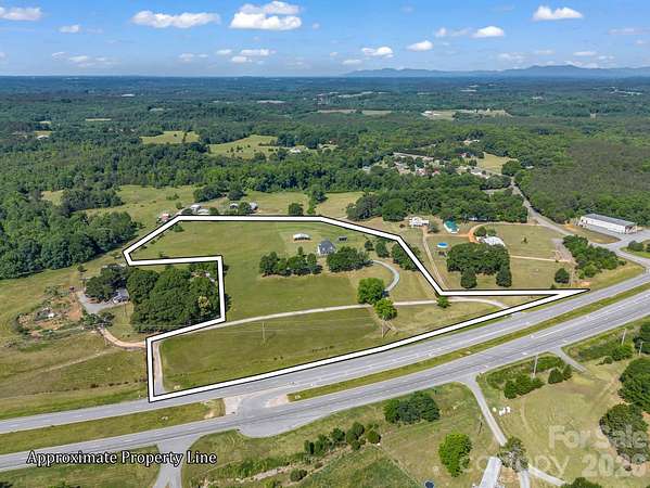 11.2 Acres of Recreational Land with Home for Sale in Forest City, North Carolina