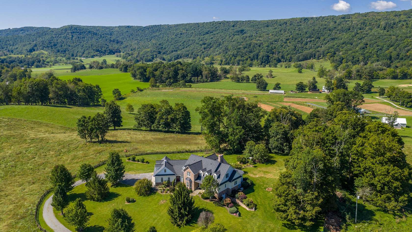 10 Acres of Land with Home for Sale in Hillsboro, West Virginia
