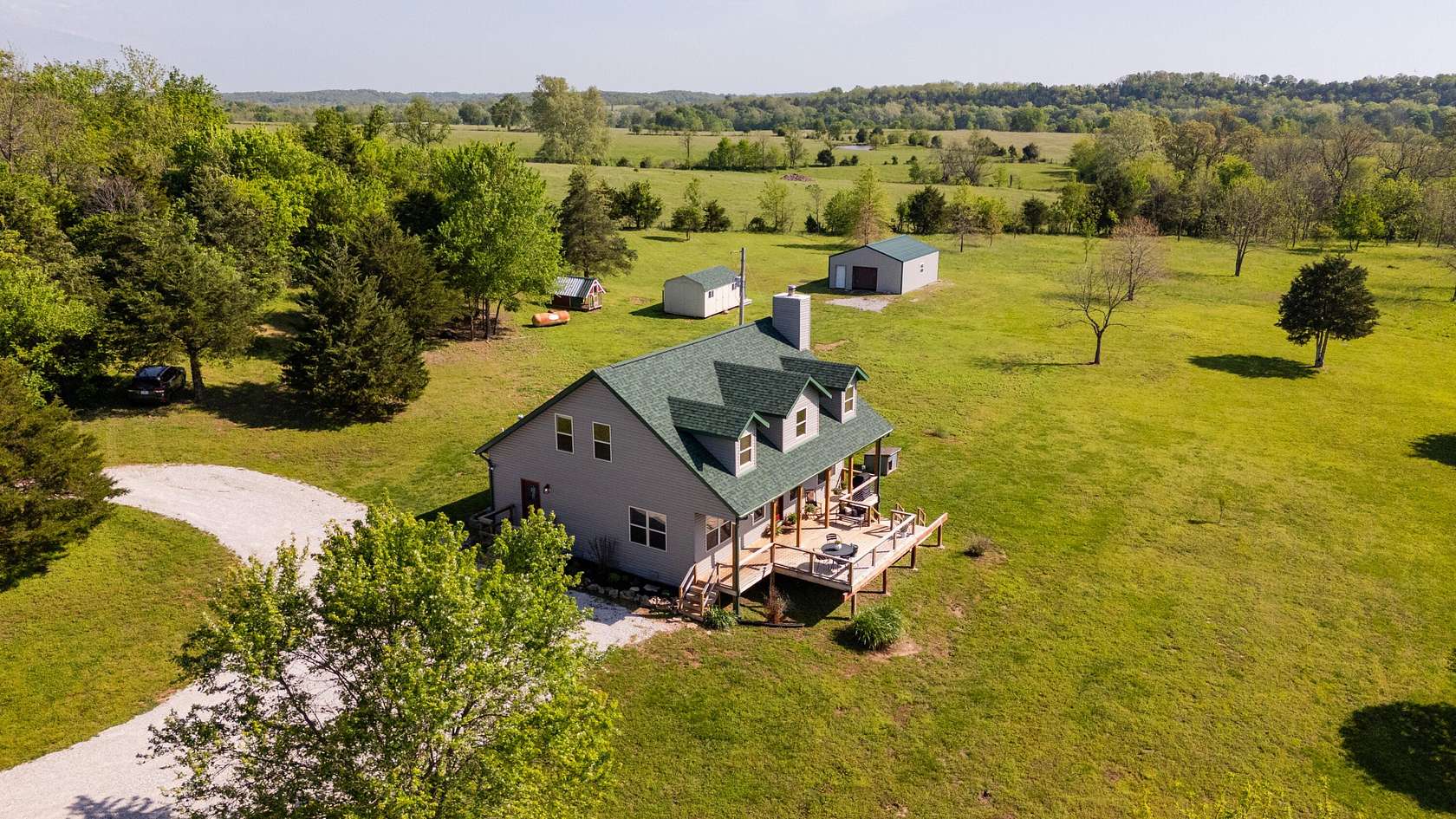 12.3 Acres of Land with Home for Sale in Ash Grove, Missouri