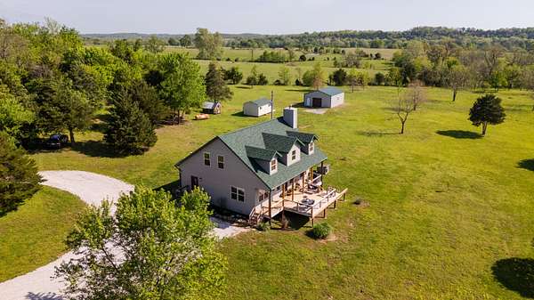 12.3 Acres of Land with Home for Sale in Ash Grove, Missouri
