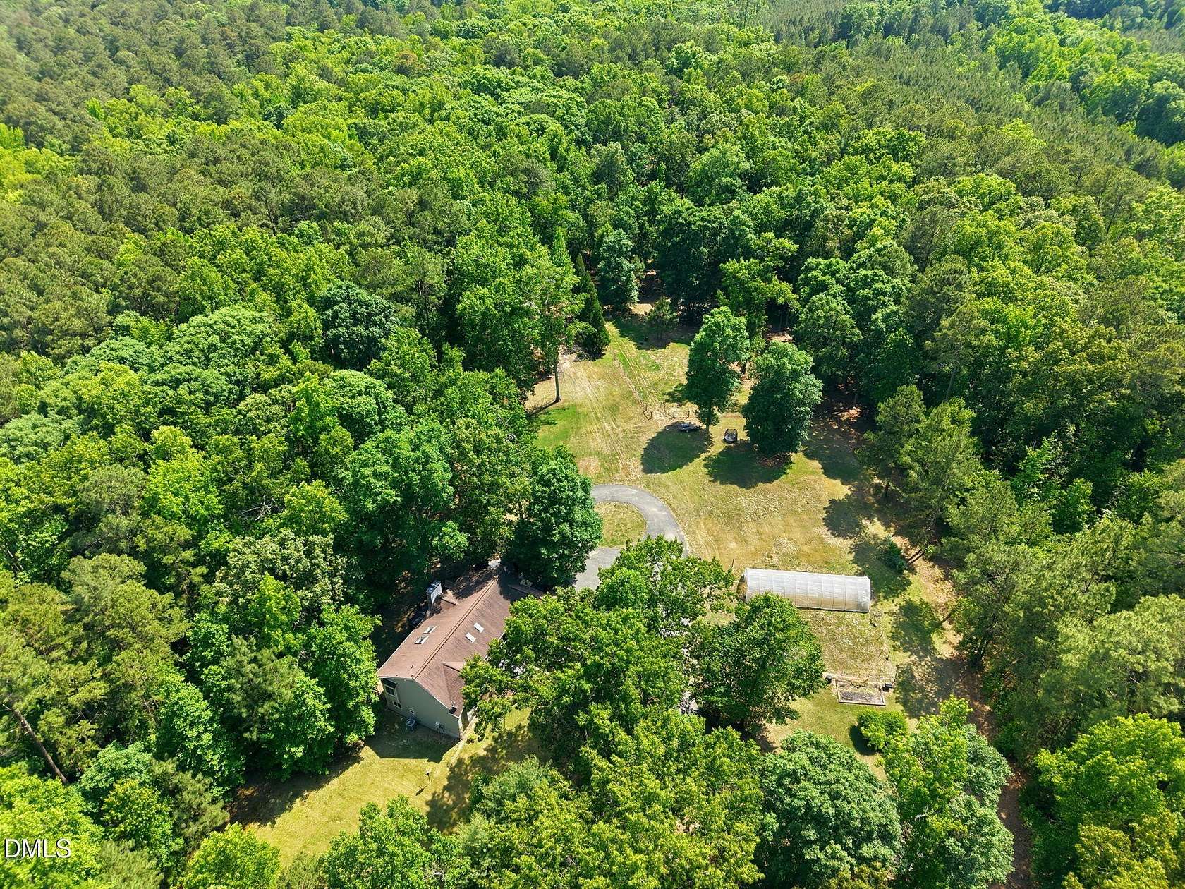 6.19 Acres of Land with Home for Sale in Apex, North Carolina