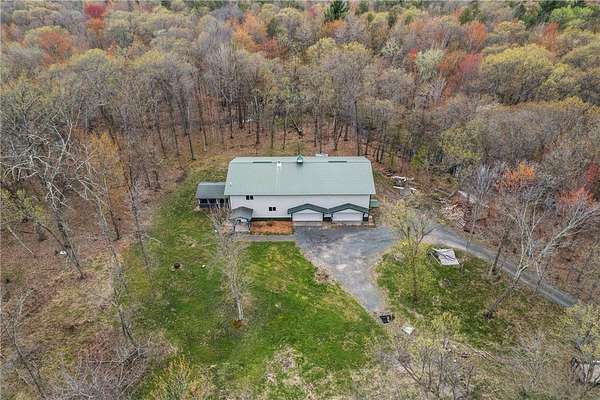 19.6 Acres of Land with Home for Sale in Grantsburg, Wisconsin