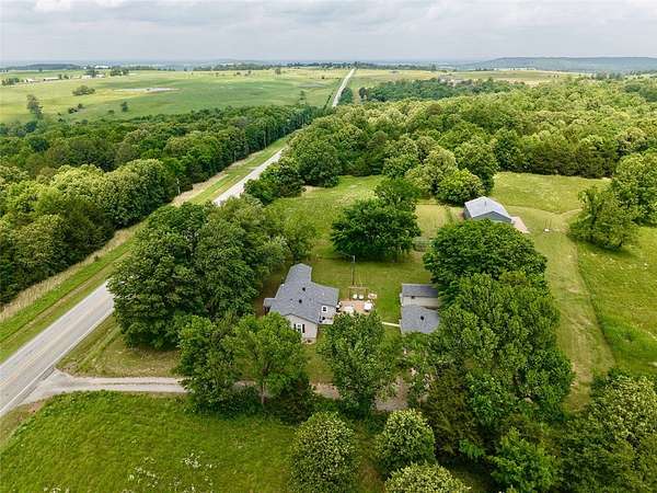 50.8 Acres of Land with Home for Sale in Hindsville, Arkansas