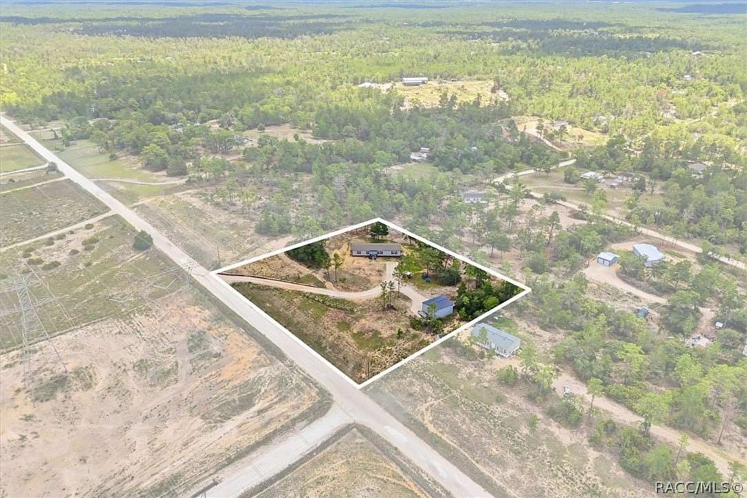 2.84 Acres of Land with Home for Sale in Dunnellon, Florida
