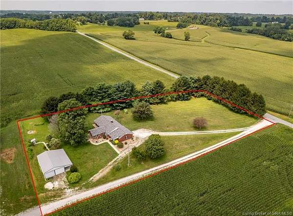 2.2 Acres of Land with Home for Sale in Salem, Indiana
