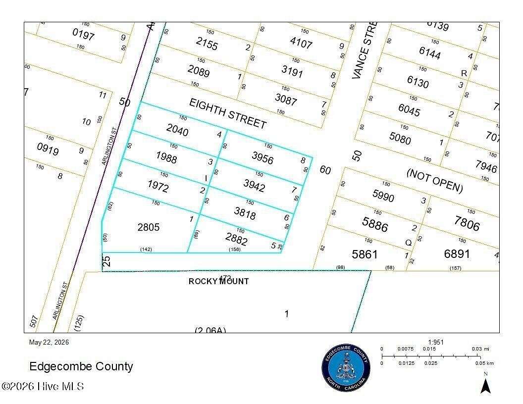 1.48 Acres of Residential Land for Sale in Rocky Mount, North Carolina