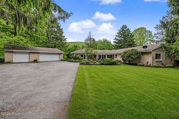 3.5 Acres of Land with Home for Sale in South Abington Township, Pennsylvania