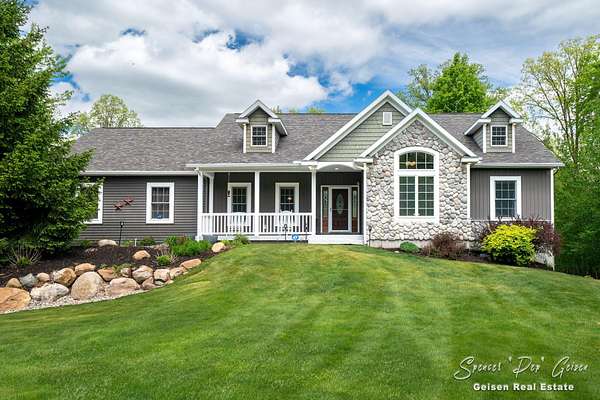 6.82 Acres of Land with Home for Sale in Belding, Michigan