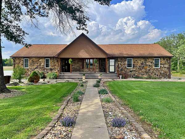 11 Acres of Land with Home for Sale in Lyons, Indiana