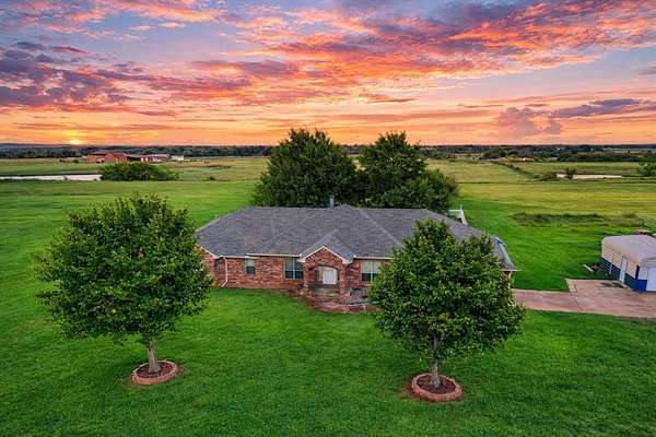 16.6 Acres of Recreational Land with Home for Sale in McLoud, Oklahoma