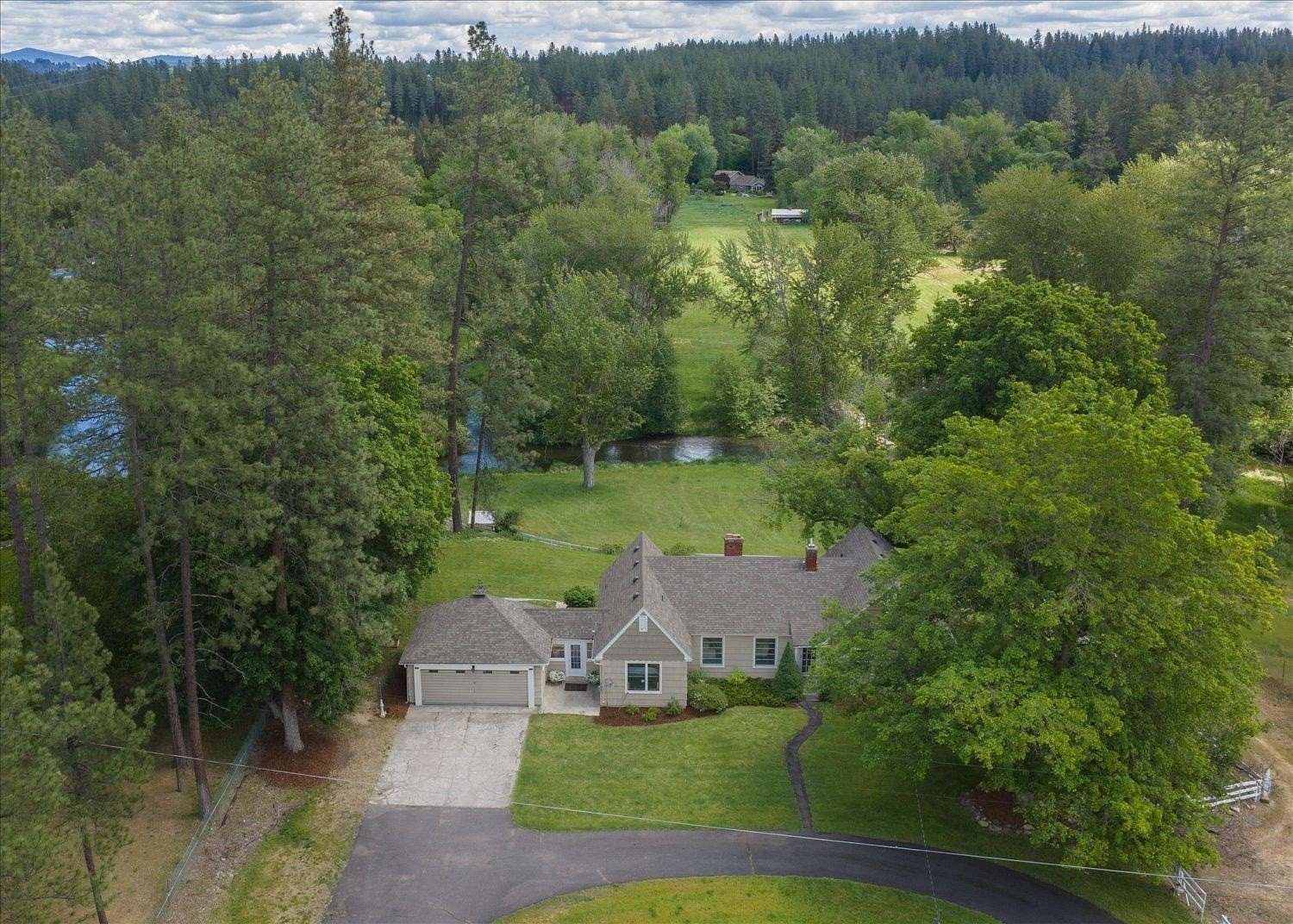 8.79 Acres of Land with Home for Sale in Spokane, Washington