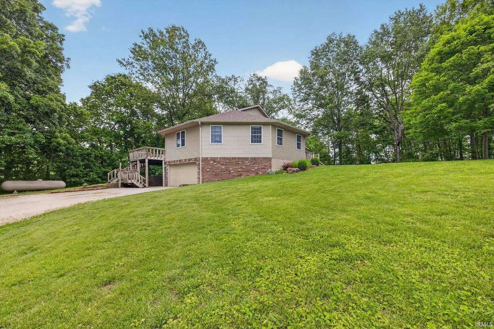 8 Acres of Land with Home for Sale in Worthington, Indiana