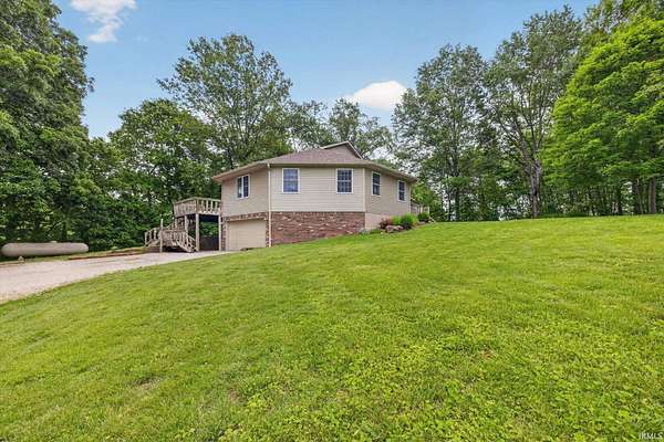 8 Acres of Land with Home for Sale in Worthington, Indiana