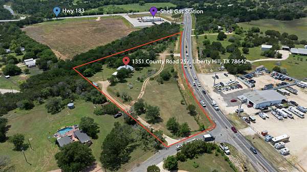 3.48 Acres of Mixed-Use Land for Sale in Liberty Hill, Texas