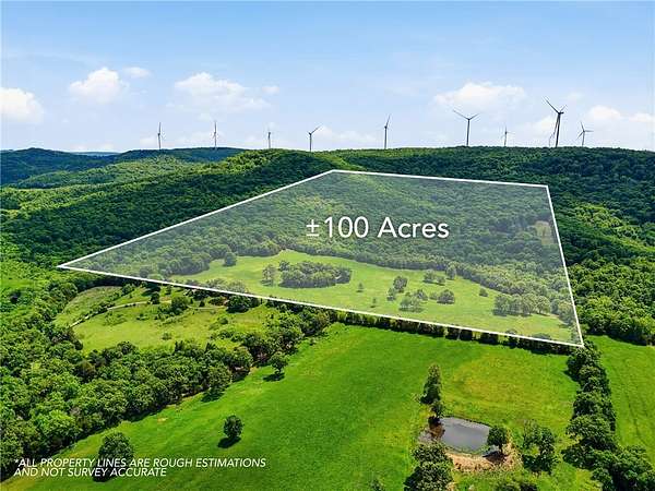 101 Acres of Land for Sale in Green Forest, Arkansas