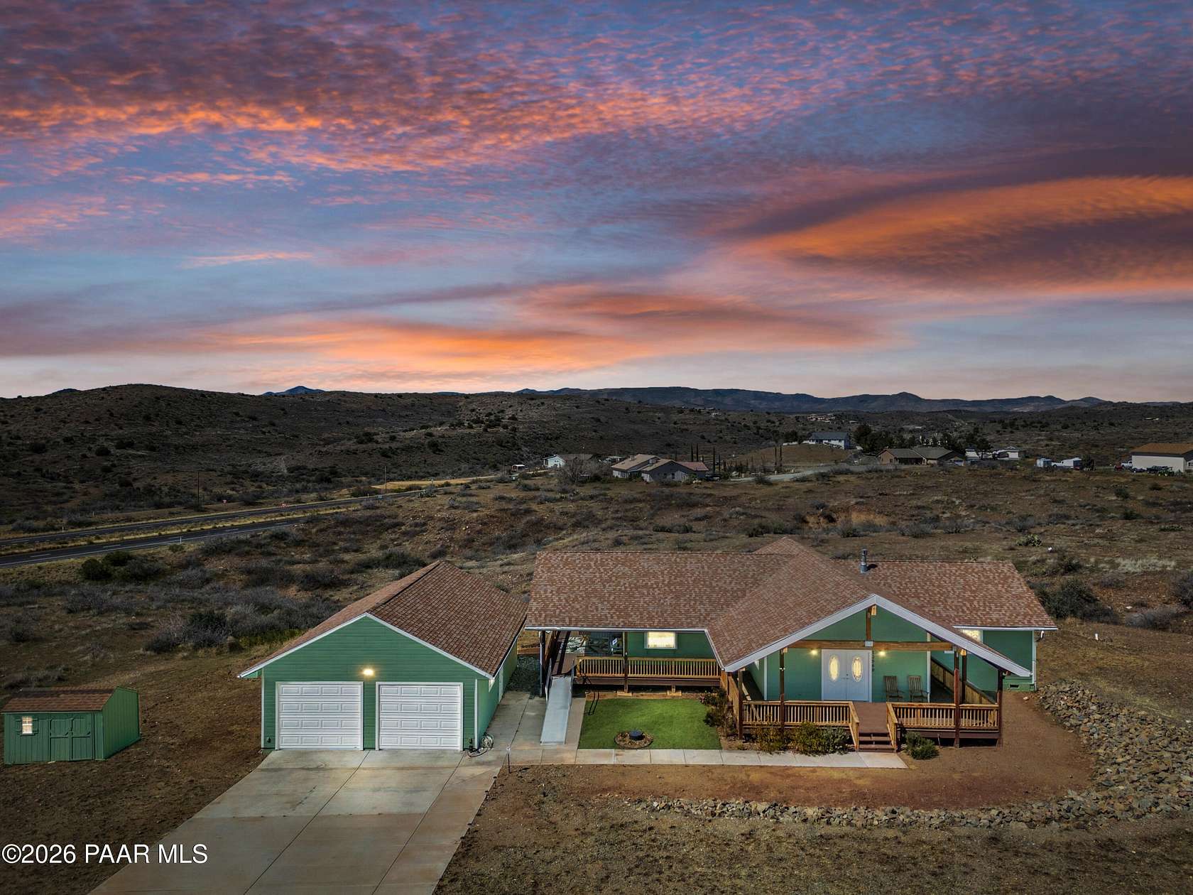 1.6 Acres of Land with Home for Sale in Mayer, Arizona