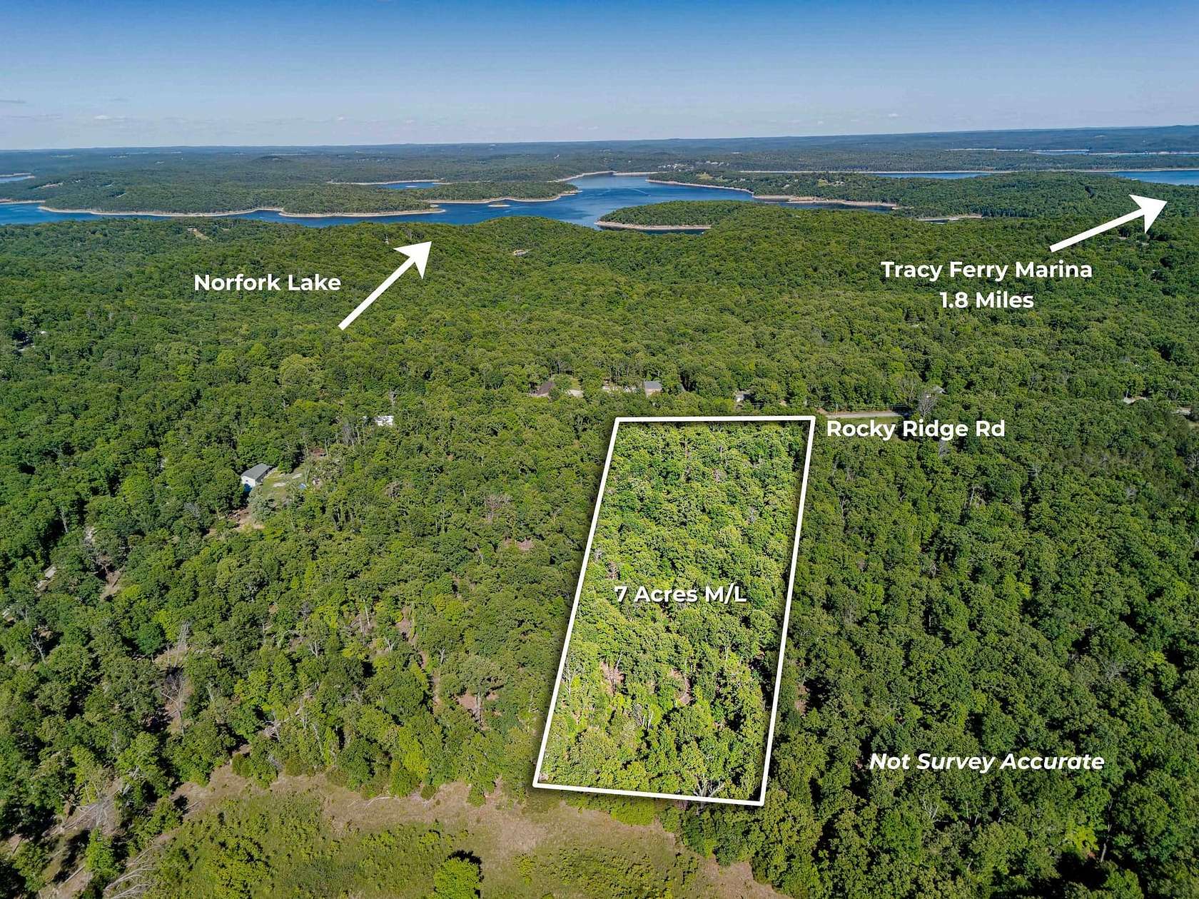 7 Acres of Recreational Land for Sale in Mountain Home, Arkansas