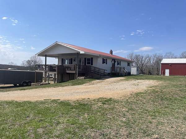 21.5 Acres of Agricultural Land with Home for Sale in Summersville, Missouri
