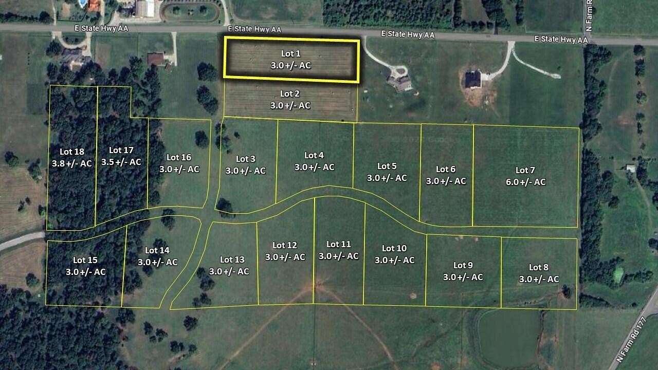 3 Acres of Residential Land for Sale in Springfield, Missouri