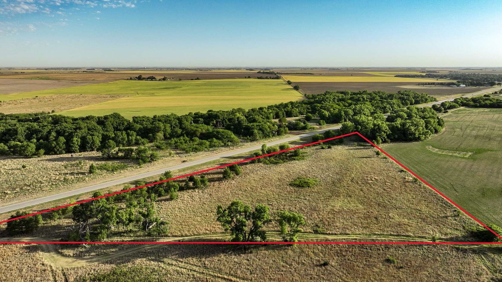 8.42 Acres of Land for Sale in Garfield, Kansas