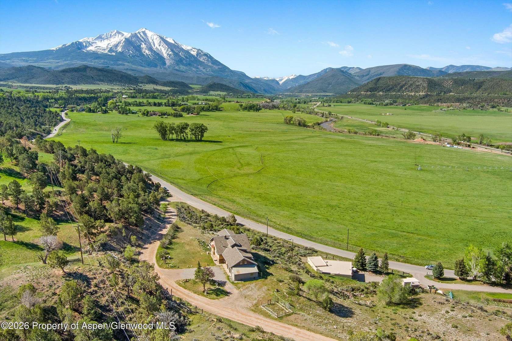 6.53 Acres of Land with Home for Sale in Carbondale, Colorado