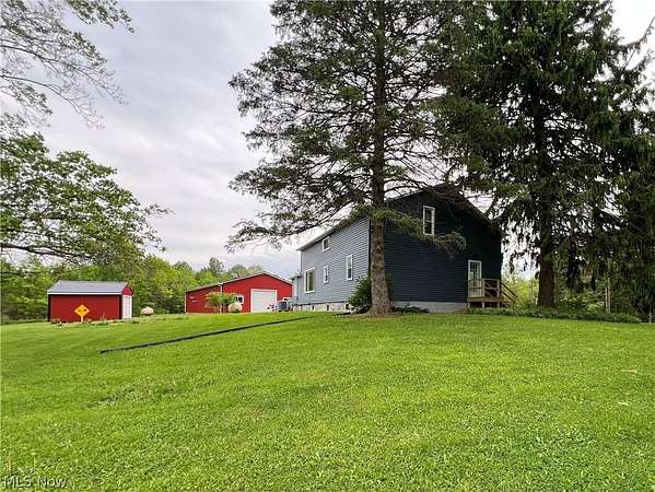 9.76 Acres of Land with Home for Sale in Conneaut, Ohio