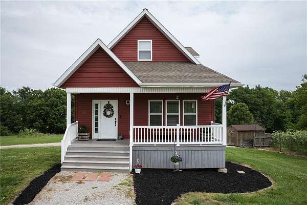 8.33 Acres of Land with Home for Sale in Green Ridge, Missouri