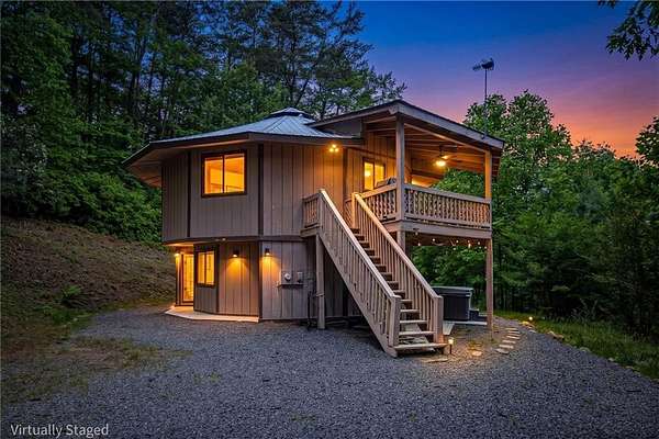 2 Acres of Land with Home for Sale in Blue Ridge, Georgia
